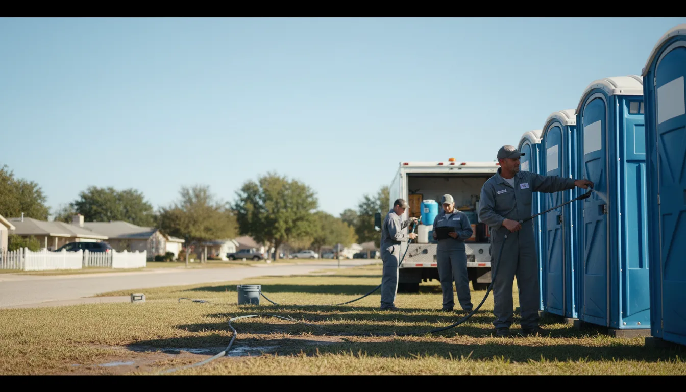 Long-Term Portable Toilet Rental in Cleveland, GA near me